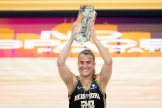 With Caitlin Clark out, Sabrina Ionescu wins WNBA 3-point contest