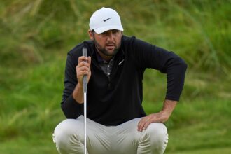 Scottie Scheffler takes commanding lead, eyes history after strong third round at The Open