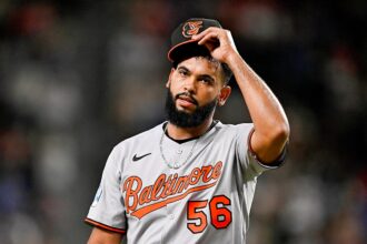 Orioles reliever Seranthony Dominguez walks over to join Blue Jays after trade reached during doubleheader