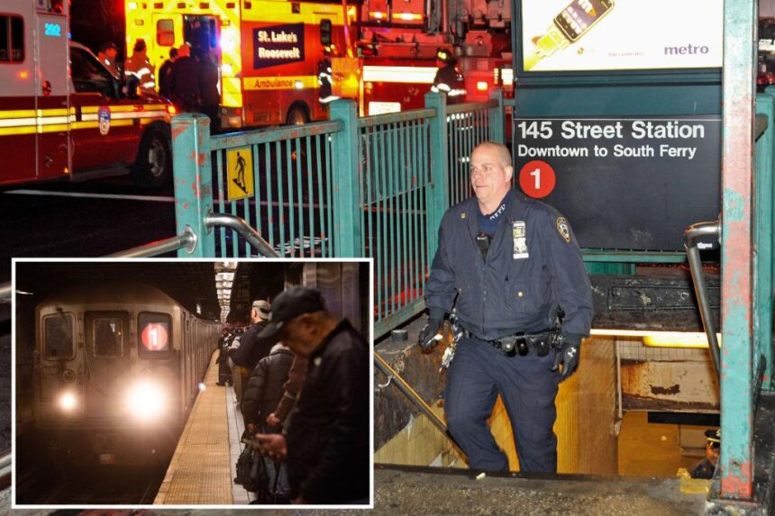 Maniac stabs man sleeping on NYC train ‘at least’ 3 times in the head, sparking bloody brawl