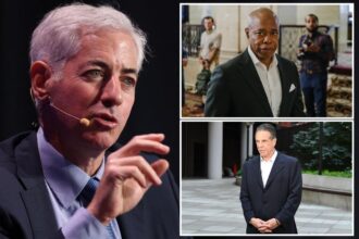 Billionaire Bill Ackman urges  ‘subdued’ Cuomo to drop out of NYC mayoral race, endorses Eric Adams