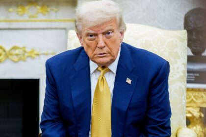 Republicans fixated on Epstein are getting ‘duped’ by Democrats, Trump insists