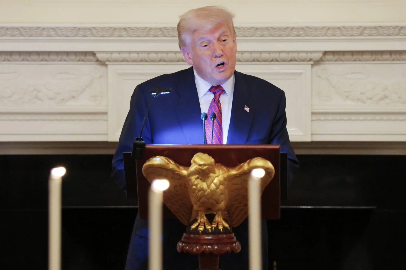 Trump says 10 hostages will be returning from Gaza ‘very shortly’ during White House dinner with allies