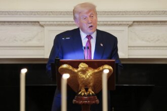 Trump says 10 hostages will be returning from Gaza ‘very shortly’ during White House dinner with allies
