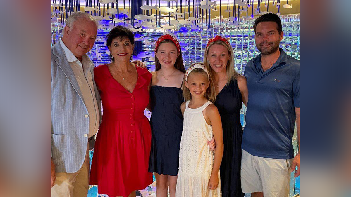 Grandparents Mike and Charlene Harber (left) remain missing after their granddaughters, Brooke and Blaire Harber (middle), were found dead.