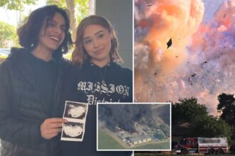 Teenage dad-to-be working first shift at fireworks factory killed in huge blast alongside his brothers