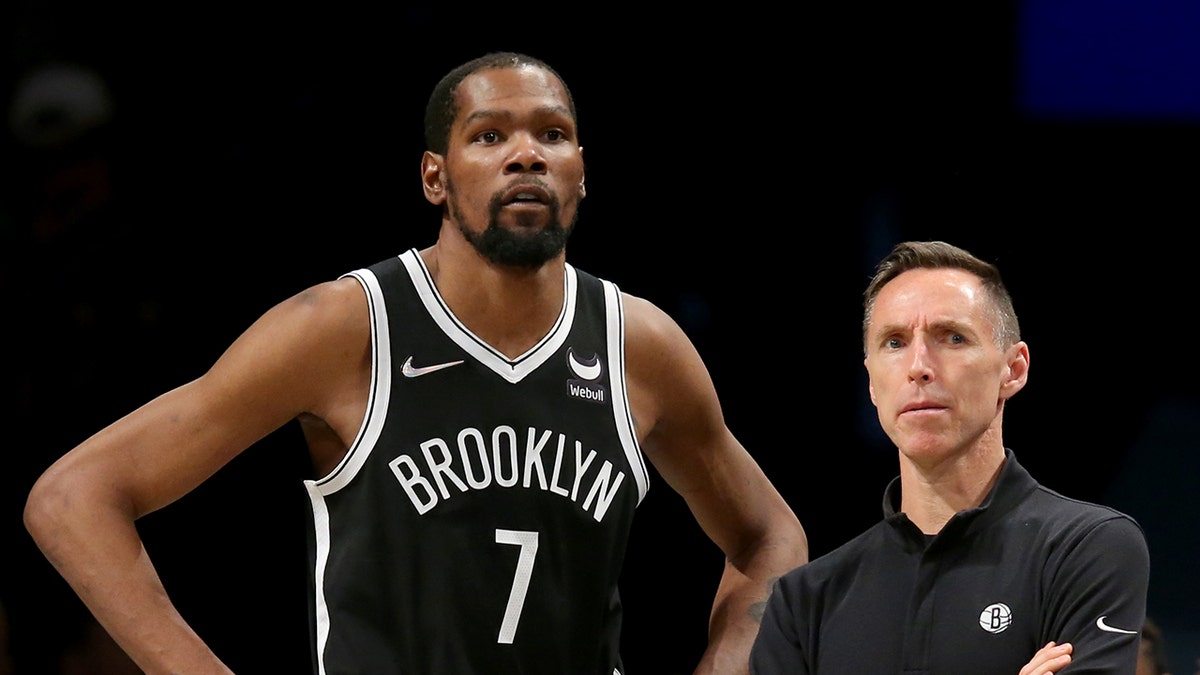 Kevin Durant and Steve Nash