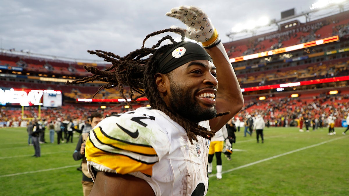 Najee Harris after Commanders game