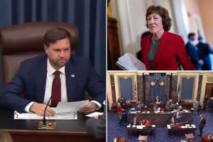Vance casts tie-breaking votes to move forward .4B rescissions package — which would defund PBS and NPR — in Senate