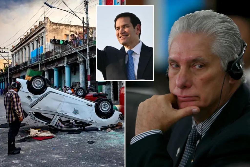 US sanctions Cuban President Díaz-Canel and other officials for human rights violations