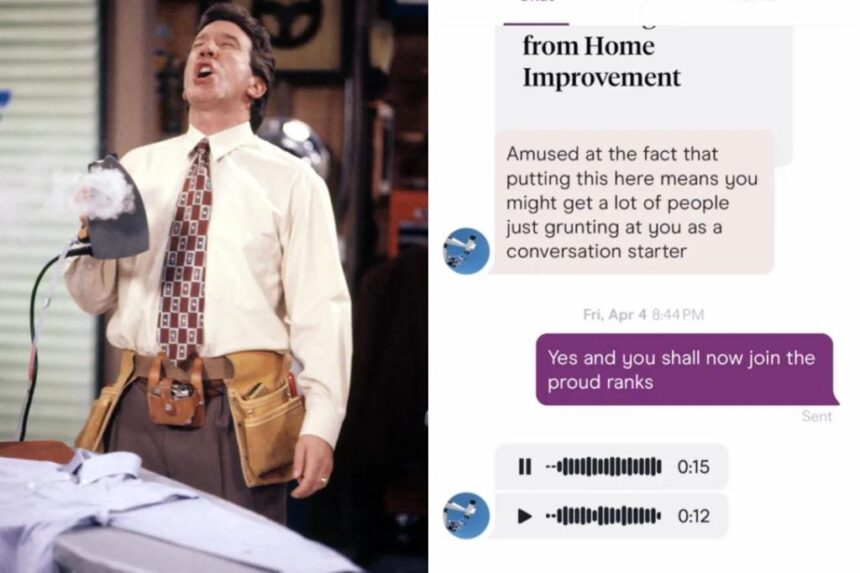 Single woman asks for Tim Allen “Home Improvement” grunts over dating app — and the responses are hilarious: ‘This is better than dating’