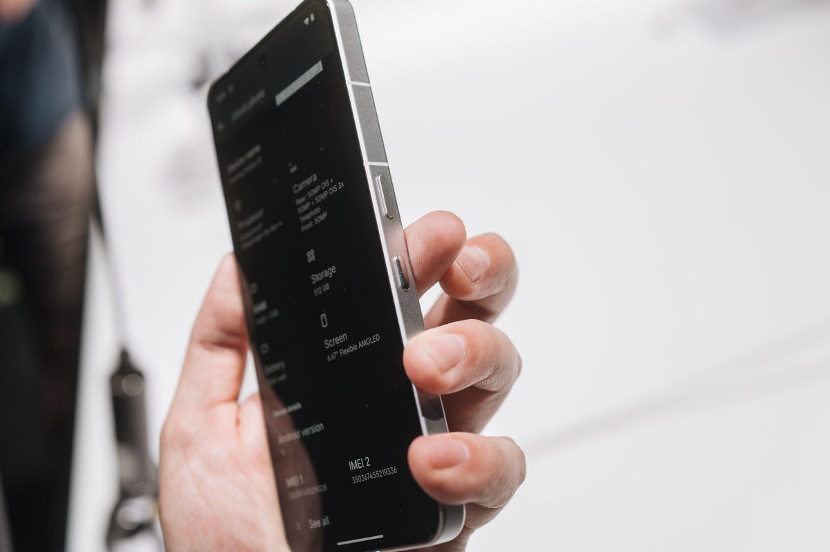Image of a Nothing phone being used