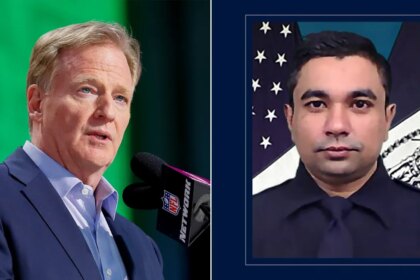 NFL’s Roger Goodell praises NYPD officer who killed in NYC shooting