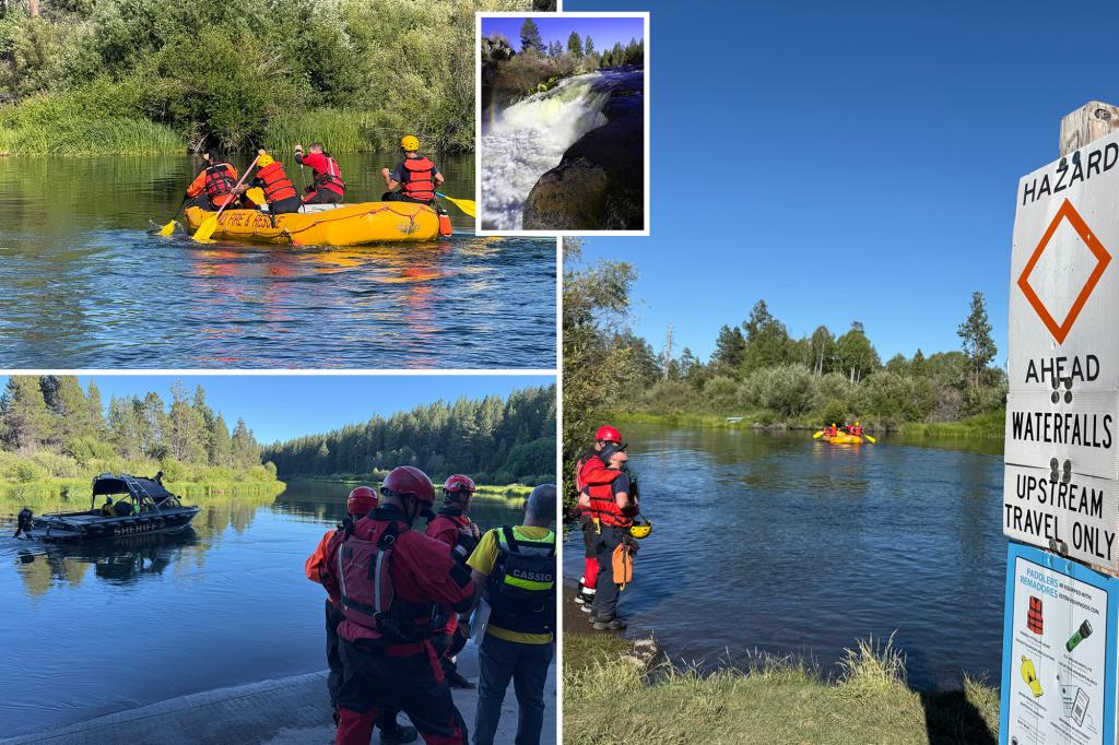 One dead, two missing after group swept over Oregon’s Dillon Falls, officials say