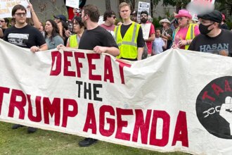 Protesters clash with conservatives at Turning Point’s Student Action Summit in Tampa Bay