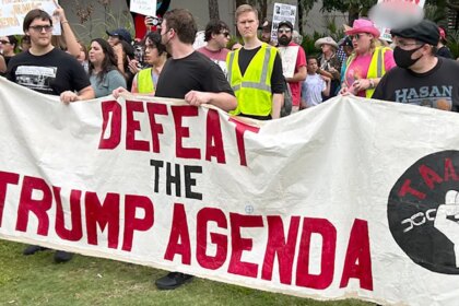 Protesters clash with conservatives at Turning Point’s Student Action Summit in Tampa Bay