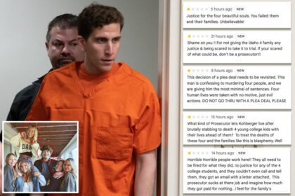 Idaho prosecutor’s office hit with one-star reviews after controversial Brian Kohberger plea deal: ‘They all need to be fired!’