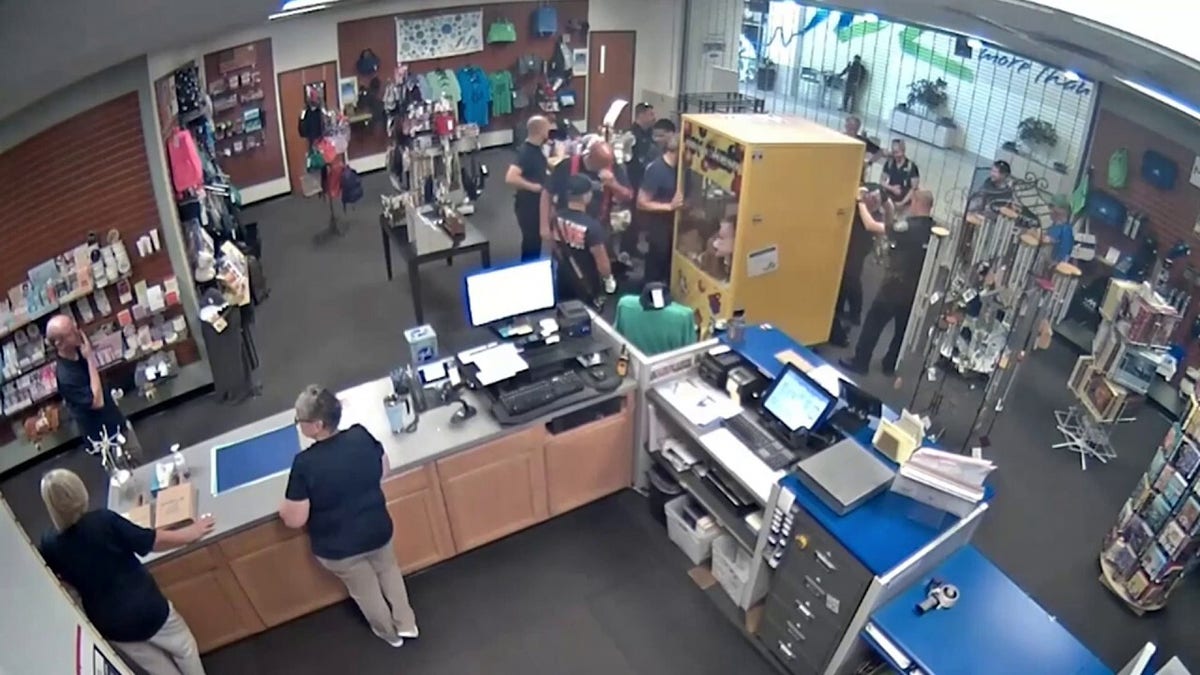 Firefighters and police rescue child stuck inside Ohio claw machine
