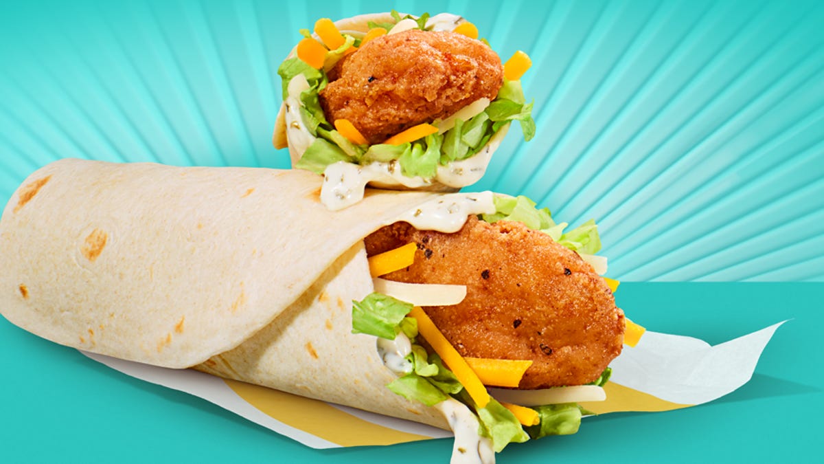 McDonald’s Long-Awaited Chicken Snack Wraps Finally Land Tomorrow