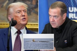 Trump moves two nuclear subs closer to Russia in response to ‘provocative statements’