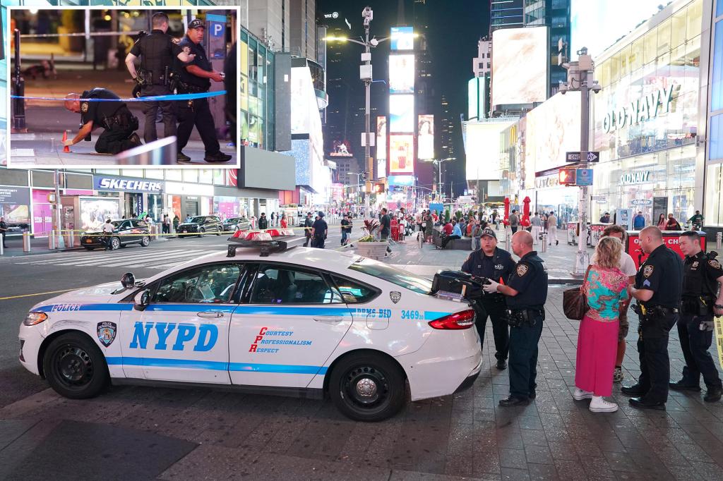 BULLETS OVER BROADWAY: Two innocent bystanders hit after fight involving teen and rider in CitiBike group