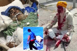 Homeless criminal beat elderly Sikh worshipper with a golf club, leaving him soaked in blood: cops