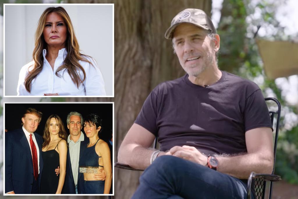 Hunter Biden shrugs off Melania Trump’s B threat over ‘defamatory’ Epstein remarks: ‘F— that’