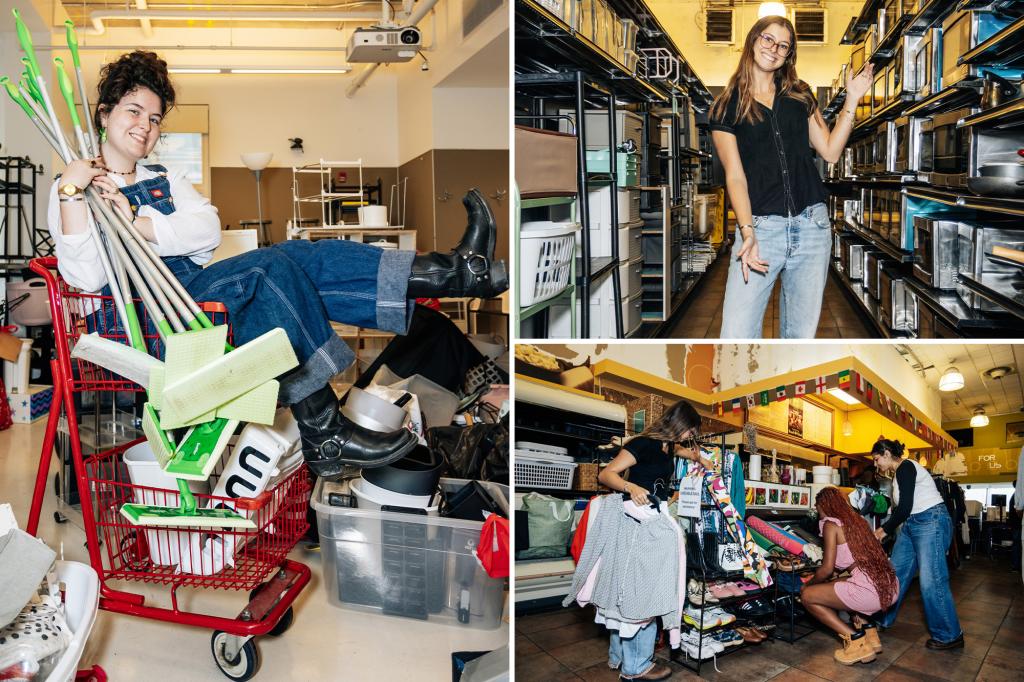 Exclusive | NYC colleges push back on trash with swap shops — where students can furnish dorm rooms for free: ‘Making a difference’