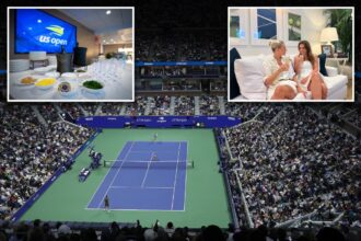 Private entrances, air conditioning and caviar carts: What it’s really like in US Open’s K+ seats