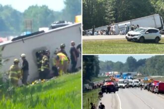 NY tour bus crashes, leaving several dead and injured on trip back from Niagara Falls