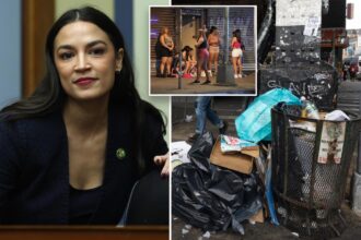 Exclusive | AOC mocked for her ‘war on trash’ on seedy Roosevelt Ave: ‘Like putting sprinkles on s–t’