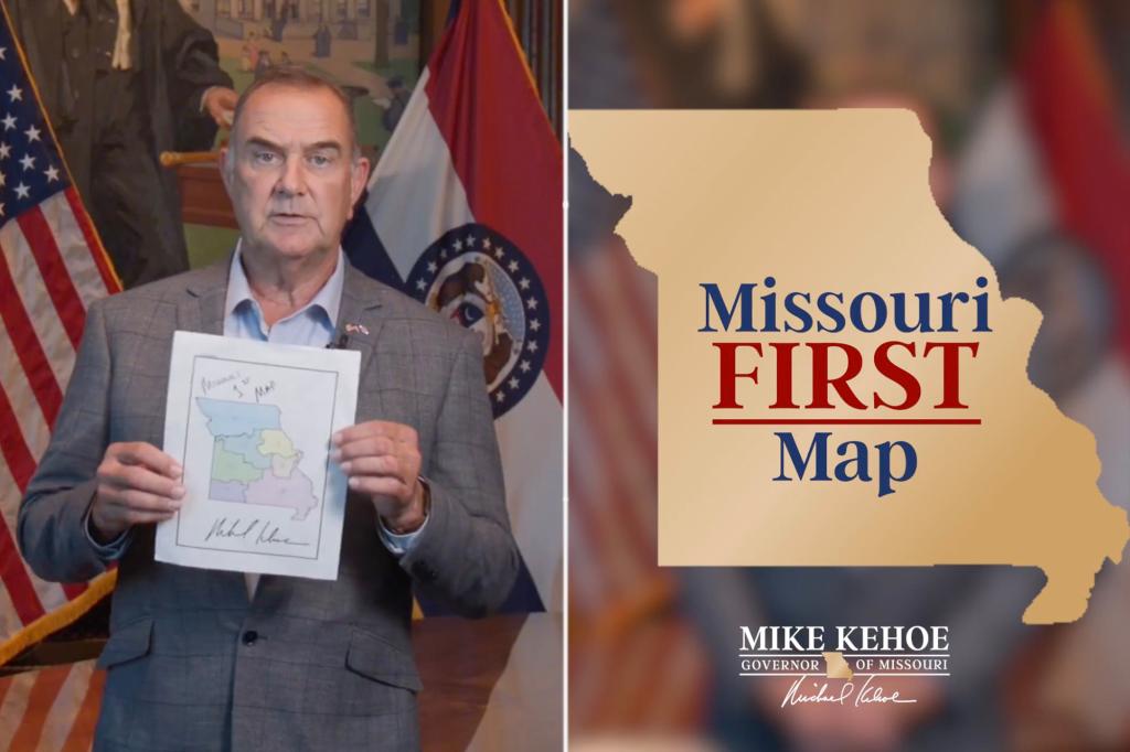 Missouri’s GOP governor calls special session to redraw congressional map after Texas passes redistricting bill
