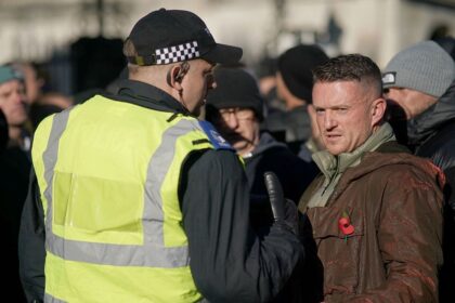 Far-right UK figure Tommy Robinson arrested over alleged assault