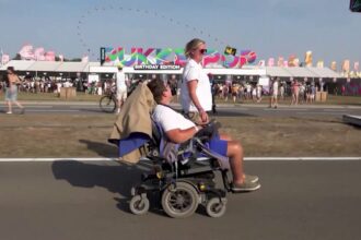 At Pukkelpop, people with disability are also part of festival crowd