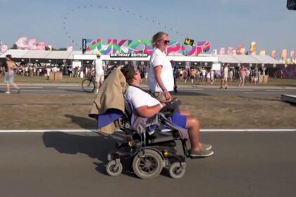 At Pukkelpop, people with disability are also part of festival crowd