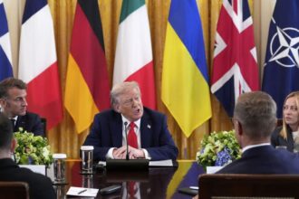 Did Trump make EU leaders wait in line outside his office?