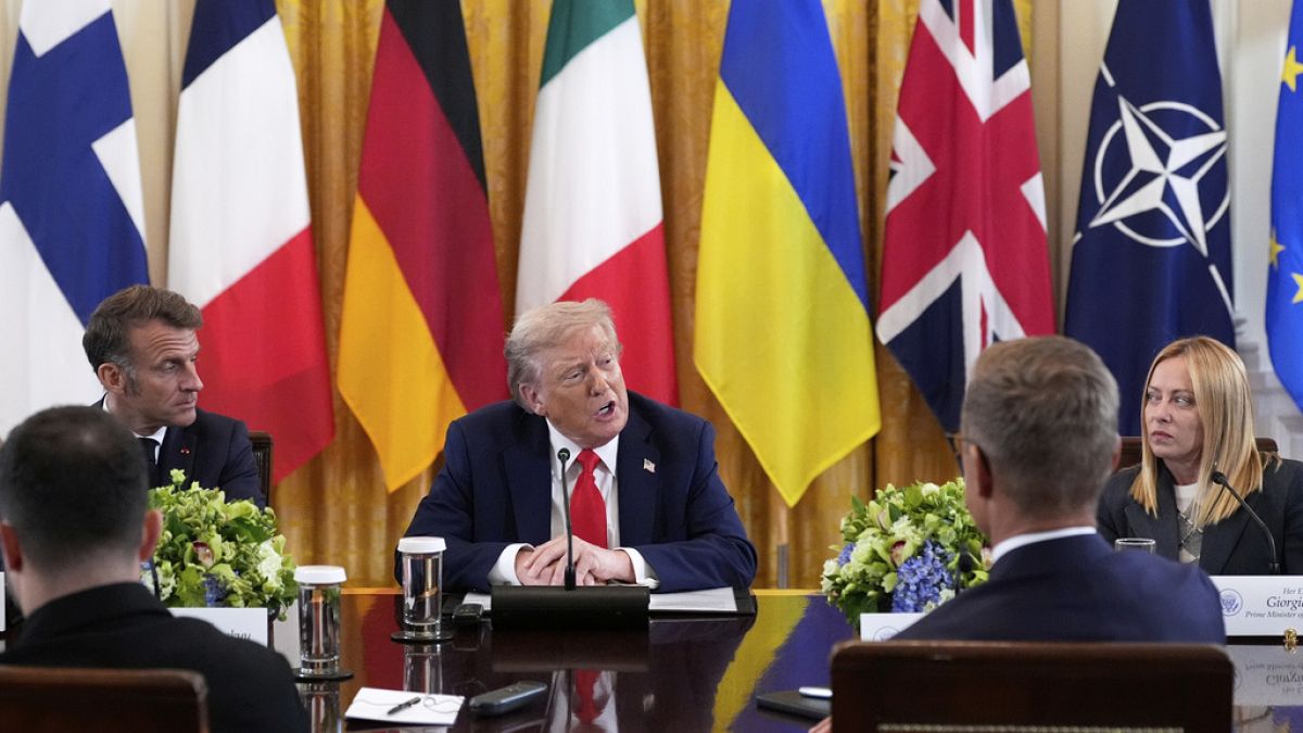 Did Trump make EU leaders wait in line outside his office?