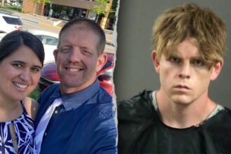 Teacher charged with murdering couple in front of children and more top headlines