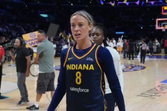 Fever’s Sophie Cunningham appears to be hit by sex toy after lamenting possibility of it happening