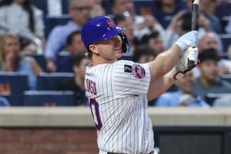 Pete Alonso becomes Mets all-time home run leader with 253rd career blast against Braves