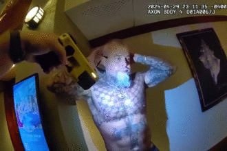 Bodycam footage shows Powerball winner arrested after kicking deputy in face