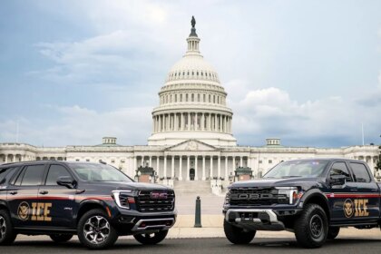 ‘Defend the Homeland’: DHS unveils striking new ICE fleet to boost recruitment, visibility