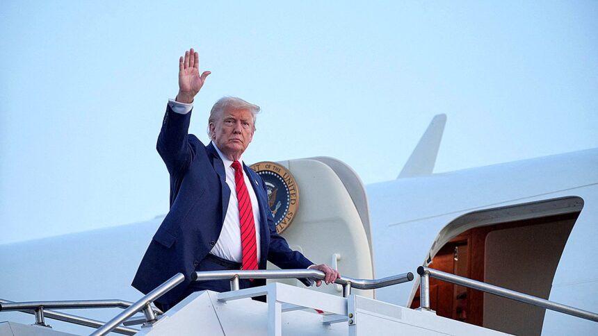 Trump heads to UK for rare second state visit, then to Arizona for Charlie Kirk’s funeral