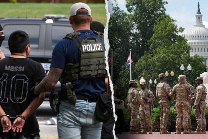 Hundreds arrested as Trump’s Washington, DC, crime crackdown hits full stride