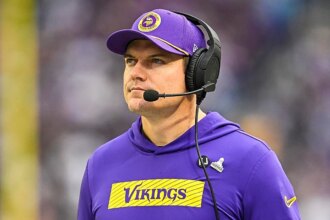 Vikings coach Kevin O’Connell drops F-bomb during live TV interview in preseason bout vs Patriots