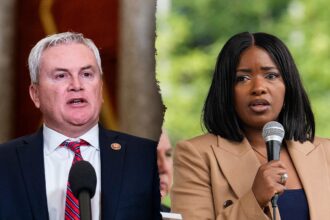 Comer, Crockett clash over Barr’s Epstein testimony as ex-Trump AG ends four-hour House grilling