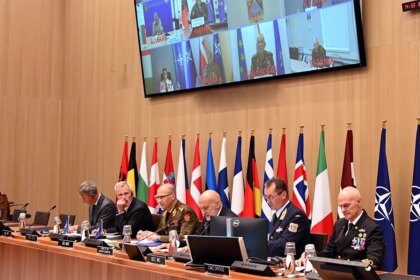 NATO defense chiefs stress commitment to Ukraine, discuss security guarantees during virtual summit