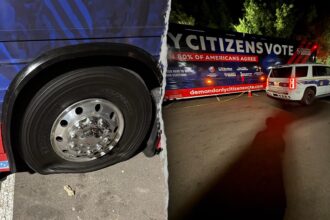 Tea Party bus vandalized in Phoenix during nationwide tour, group says they ‘will not be intimidated’