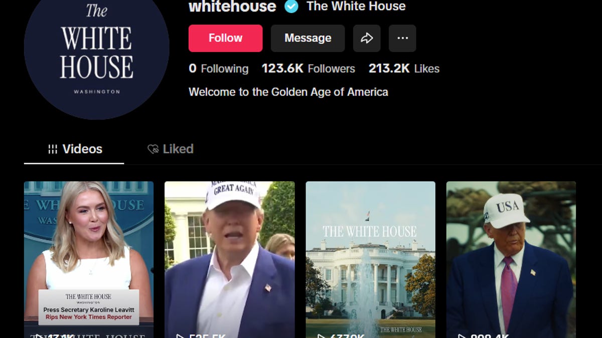 White House Joins TikTok With New Account. Here’s What It’s Posted So Far