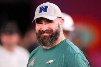 Jason Kelce congratulates Travis and Taylor Swift on engagement: ‘F— yeah’